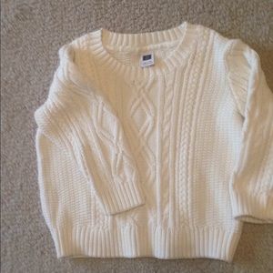 Jamie & Jack cream cable sweater